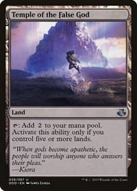 Temple of the False God - Duel Decks: Elspeth vs. Kiora - Magic: The Gathering card