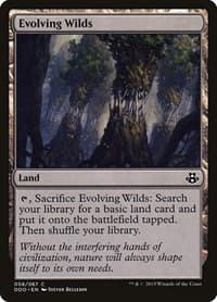 Evolving Wilds - Duel Decks: Elspeth vs. Kiora - Magic: The Gathering card