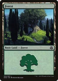 Forest (063) - Duel Decks: Elspeth vs. Kiora - Magic: The Gathering card