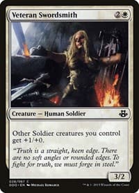 Veteran Swordsmith - Duel Decks: Elspeth vs. Kiora - Magic: The Gathering card