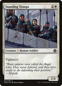 Standing Troops - Duel Decks: Elspeth vs. Kiora - Magic: The Gathering card