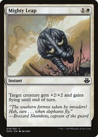 Mighty Leap - Duel Decks: Elspeth vs. Kiora - Magic: The Gathering card