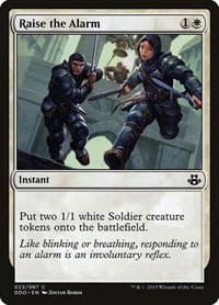 Raise the Alarm - Duel Decks: Elspeth vs. Kiora - Magic: The Gathering card