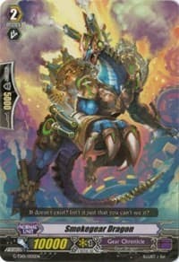Smokegear Dragon - G-TD01: Awakening Of The Interdimensional Dragon - Cardfight Vanguard card