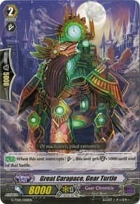 Great Carapace, Gear Turtle - G-TD01: Awakening Of The Interdimensional Dragon - Cardfight Vanguard card