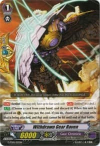 Withdrawn Gear Raven - G-TD01: Awakening Of The Interdimensional Dragon - Cardfight Vanguard card