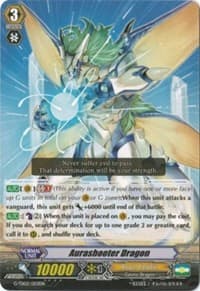 Aurashooter Dragon - G-TD02: Divine Swordsman of the Shiny Star - Cardfight Vanguard card