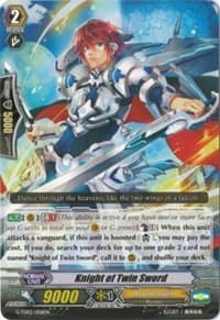 Knight of Twin Sword (Foil) - G-TD02: Divine Swordsman of the Shiny Star - Cardfight Vanguard card