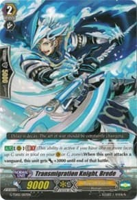 Transmigration Knight, Brede - G-TD02: Divine Swordsman of the Shiny Star - Cardfight Vanguard card