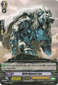 Mithrilguard Lion - G-TD02: Divine Swordsman of the Shiny Star - Cardfight Vanguard card