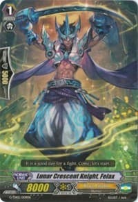 Lunar Crescent Knight, Felax - G-TD02: Divine Swordsman of the Shiny Star - Cardfight Vanguard card