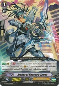 Archer of Heaven's Tower - G-TD02: Divine Swordsman of the Shiny Star - Cardfight Vanguard card