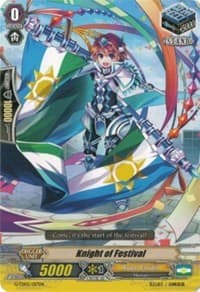 Knight of Festival - G-TD02: Divine Swordsman of the Shiny Star - Cardfight Vanguard card