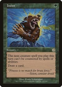 Insist - Torment - Magic: The Gathering card