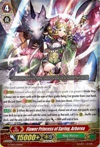 Flower Princess of Spring, Arborea (Foil) - G-TD03: Flower Maiden of Purity - Cardfight Vanguard card