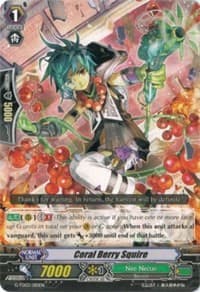 Coral Berry Squire - G-TD03: Flower Maiden of Purity - Cardfight Vanguard card