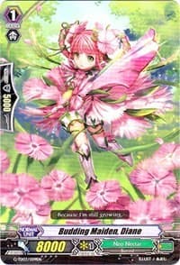 Budding Maiden, Diane - G-TD03: Flower Maiden of Purity - Cardfight Vanguard card