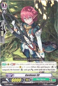 Gardener Elf - G-TD03: Flower Maiden of Purity - Cardfight Vanguard card