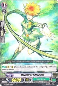 Maiden of Safflower - G-TD03: Flower Maiden of Purity - Cardfight Vanguard card