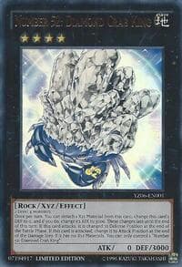 Number 52: Diamond Crab King - Yu-Gi-Oh! ZEXAL Manga Promotional Cards - YuGiOh card