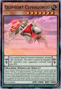Qliphort Cephalopod (SE) - Secrets of Eternity - YuGiOh card