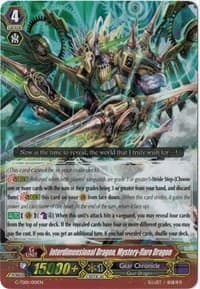 Interdimensional Dragon, Mystery-flare Dragon (F) - G-TD01: Awakening Of The Interdimensional Dragon - Cardfight Vanguard card