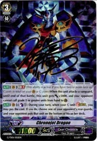 Chronojet Dragon (Signed Foil) - G-TD01: Awakening Of The Interdimensional Dragon - Cardfight Vanguard card