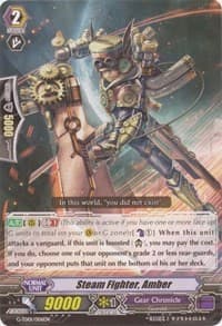 Steam Fighter, Amber - G-TD01: Awakening Of The Interdimensional Dragon - Cardfight Vanguard card