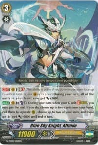 Blue Sky Knight, Altmile - G-TD02: Divine Swordsman of the Shiny Star - Cardfight Vanguard card
