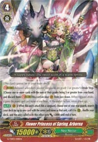 Flower Princess of Spring, Arborea - G-TD03: Flower Maiden of Purity - Cardfight Vanguard card