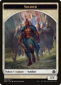 Soldier Token - Duel Decks: Elspeth vs. Kiora - Magic: The Gathering card