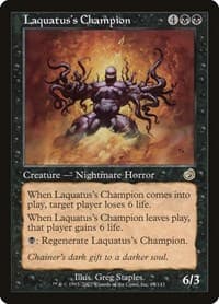 Laquatus's Champion - Torment - Magic: The Gathering card
