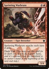 Sprinting Warbrute - Dragons of Tarkir - Magic: The Gathering card
