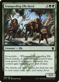 Stampeding Elk Herd - Dragons of Tarkir - Magic: The Gathering card