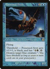 Possessed Aven - Torment - Magic: The Gathering card