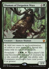 Shaman of Forgotten Ways - Dragons of Tarkir - Magic: The Gathering card
