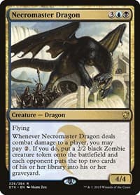 Necromaster Dragon - Dragons of Tarkir - Magic: The Gathering card