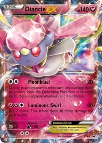 Diancie EX - XY43 - XY Promos - Pokemon card