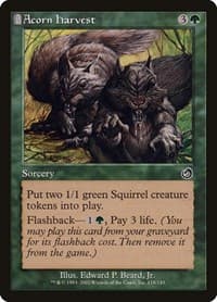 Acorn Harvest - Torment - Magic: The Gathering card