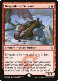 Dragonlord's Servant - Tarkir Dragonfury Promos - Magic: The Gathering card