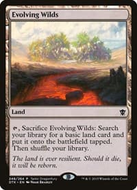 Evolving Wilds - Tarkir Dragonfury Promos - Magic: The Gathering card