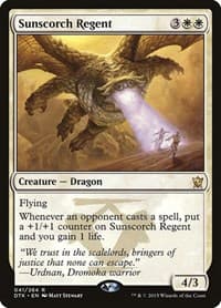 Sunscorch Regent - Dragons of Tarkir - Magic: The Gathering card