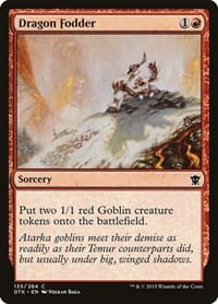 Dragon Fodder - Dragons of Tarkir - Magic: The Gathering card
