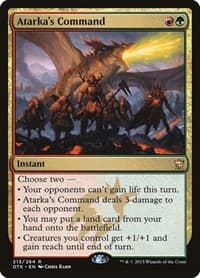 Atarka's Command - Dragons of Tarkir - Magic: The Gathering card