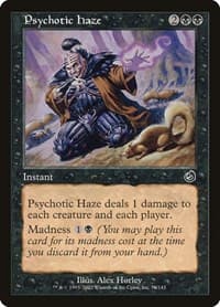 Psychotic Haze - Torment - Magic: The Gathering card