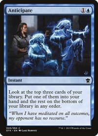 Anticipate - Dragons of Tarkir - Magic: The Gathering card