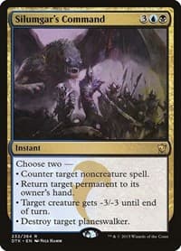 Silumgar's Command - Dragons of Tarkir - Magic: The Gathering card
