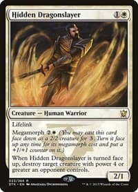 Hidden Dragonslayer - Dragons of Tarkir - Magic: The Gathering card