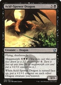 Acid-Spewer Dragon - Dragons of Tarkir - Magic: The Gathering card