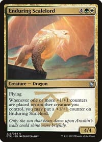 Enduring Scalelord - Dragons of Tarkir - Magic: The Gathering card